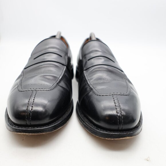 Allen Edmonds Glasgow Men's Suze 11 D Dress Loafers Black Leather Shoes USA - Picture 15 of 16